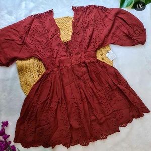 Free People cut work dress